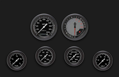 AutoCross Full-Sweep Gauges