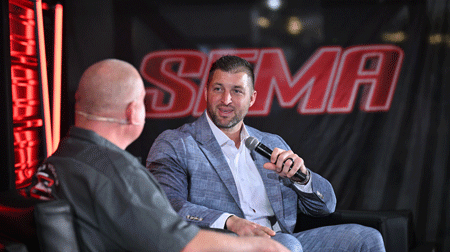 SEMA Show Education Tim Tebow